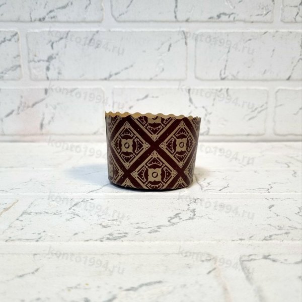 PA6045BM/2_R Форма для куличей PANETTONCINO60*45H,brown bm(2000 шт)