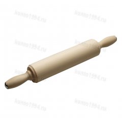 Скалка  d7*L40 см, ручки вращ., дерево липа, шт