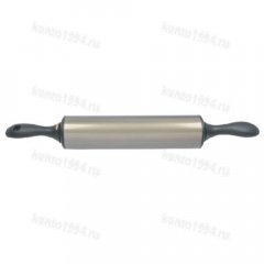 Скалка  d8*L57/раб.34 см, металл, съёмные ручки
