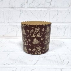 PA9090FOX/3_R Форма для куличей Panettone90*90 fox (2040)