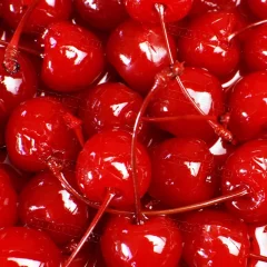 Засахаренная черешня в сиропе с веточкой, крас (3кг) упак