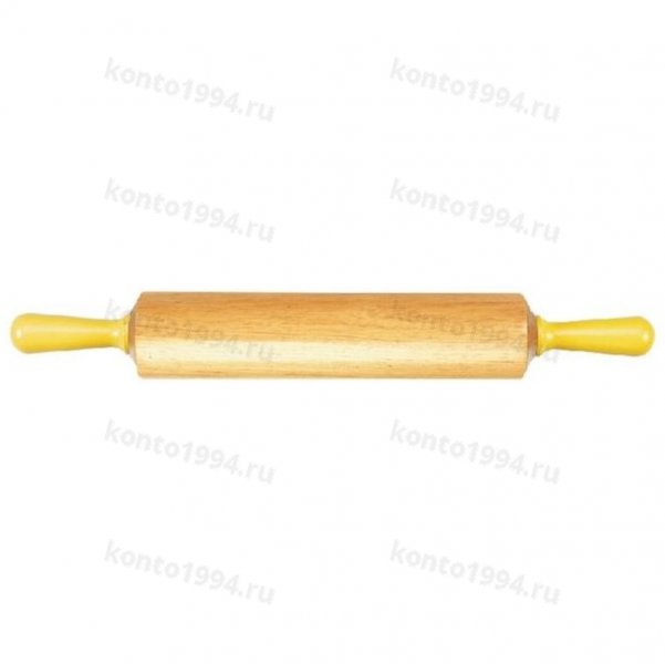 Скалка  d8*L56/раб.33,5 см, дерево, вращ. ручки