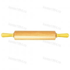 Скалка  d8*L56/раб.33,5 см, дерево, вращ. ручки