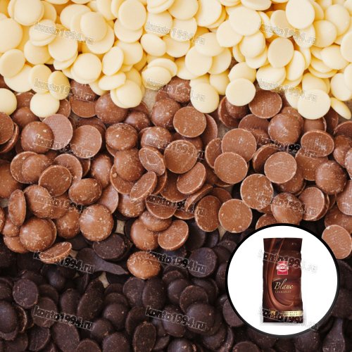 Шоколад белый Бланш (дропсы) 29% , коробка 2х5кг