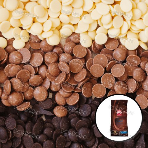Шоколад молочный Ковертюр (дропсы) 34%, коробка 2х5кг