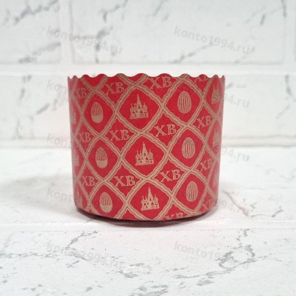 PA7060PEGR/2_R Форма для куличей 70*60H panettoncino red peg (2000 шт)