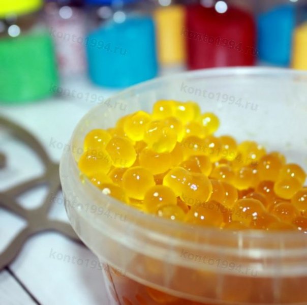 Шарики желейные Лимон М, 8/10мм, 3кг