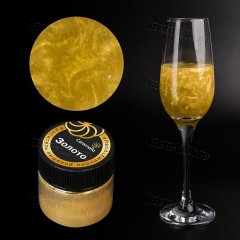 КРАСИТЕЛЬ перлам.сухой Caramella Золотой,5 гр, (Шиммер, кандурин)