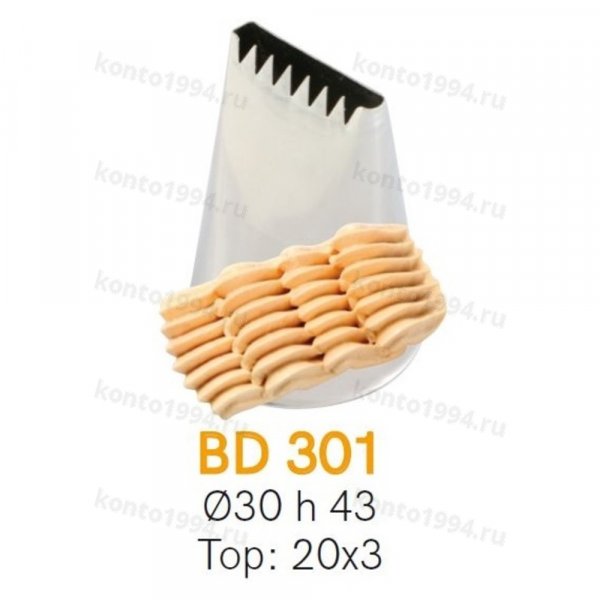 Кондитерская насадка лента BD301