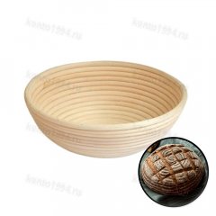 Форма круглая из лозы для расстойки теста 180х90