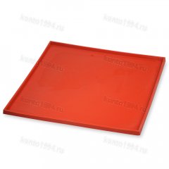 Коврик силиконовый с бортиком д/бисквита, 57х38х1см