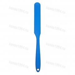 Шпатель кондитерский плоский 24см, СИНИЙ, силикон