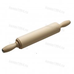 Скалка  d6*L30 см, ручки вращ., дерево липа, шт