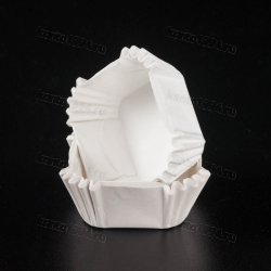 Капсула квадрат БЕЛАЯ, 35х35, h22мм, 1000шт