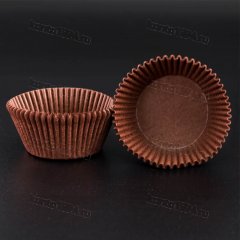 Капсула круг КОРИЧНЕВАЯ, d 50мм, h 30мм, 1000шт