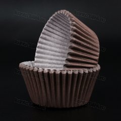 Капсула круг КОРИЧНЕВАЯ, d 50мм, h 35мм, 1000шт