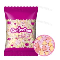 Маршмеллоу Конфектум "Мультиколоред", сердечки мини, 600г