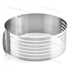 Форма КОЛЬЦО с прорезями d24,5х30, h8,5см