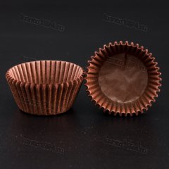 Капсула круг КОРИЧНЕВАЯ, d 35мм, h 23мм, 1000шт