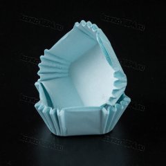 Капсула квадрат ГОЛУБАЯ, 35х35мм, h25мм, 1000шт