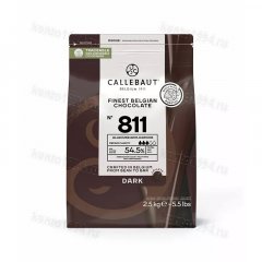 Шоколад темный Callebaut 54,5%, 2,5кг
