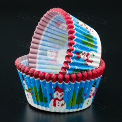 Капсула круг СНЕГОВИК, d 50мм, h 35мм, 1000шт