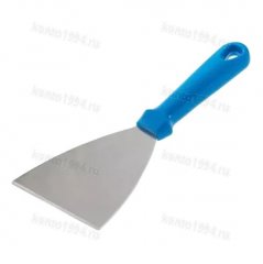 GiMetal СКРЕБОК-лопатка треуг.,нерж.сталь,11х10см,ручка пластик