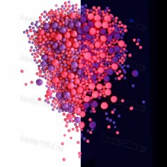 Драже рисовое в глазури НЕОН Микс(розовый/ультрафиолет) #918, 1,5кг