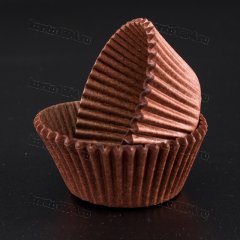 Капсула круг КОРИЧНЕВАЯ, d 39мм, h 30мм, 1000шт