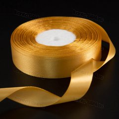 Лента атласная ЗОЛОТАЯ шир.20мм,30м
